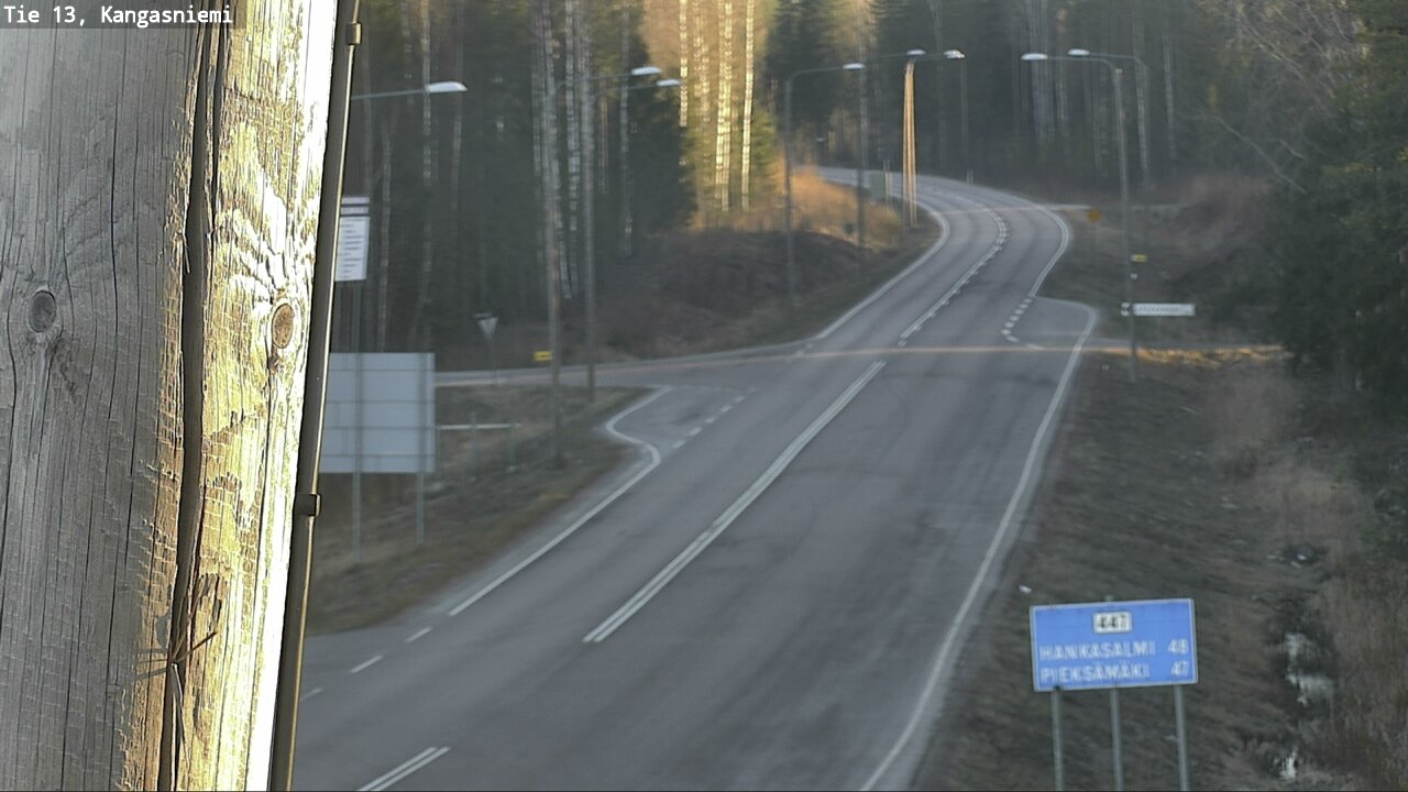 Weather Camera Image Väg 13 Kangasniemi, Kangasniemi, Etelä-Savo