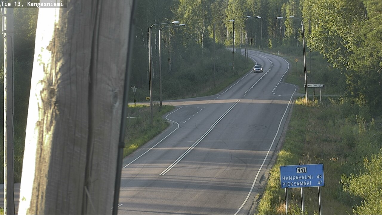 Weather Camera Image Väg 13 Kangasniemi, Kangasniemi, Etelä-Savo