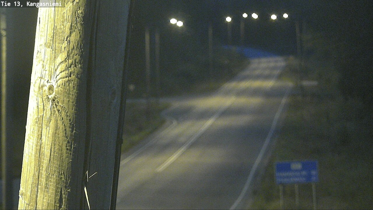Weather Camera Image Väg 13 Kangasniemi, Kangasniemi, Etelä-Savo
