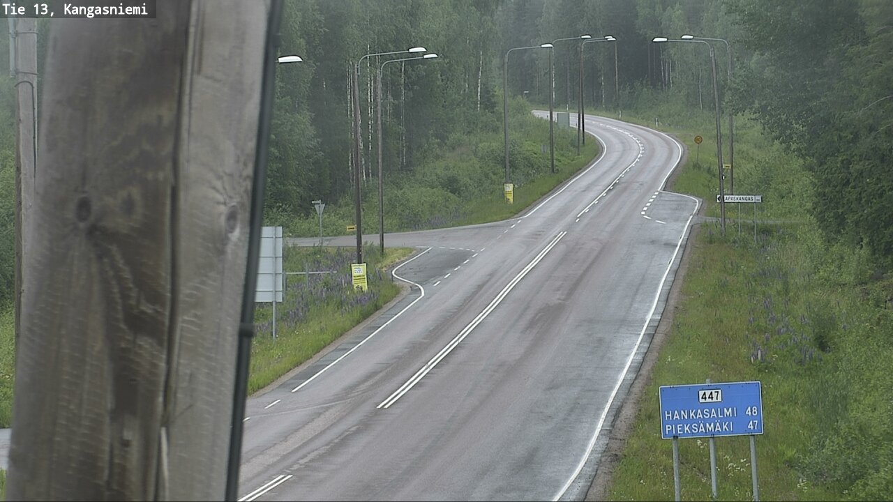 Weather Camera Image Road 13 Kangasniemi, Kangasniemi, Etelä-Savo