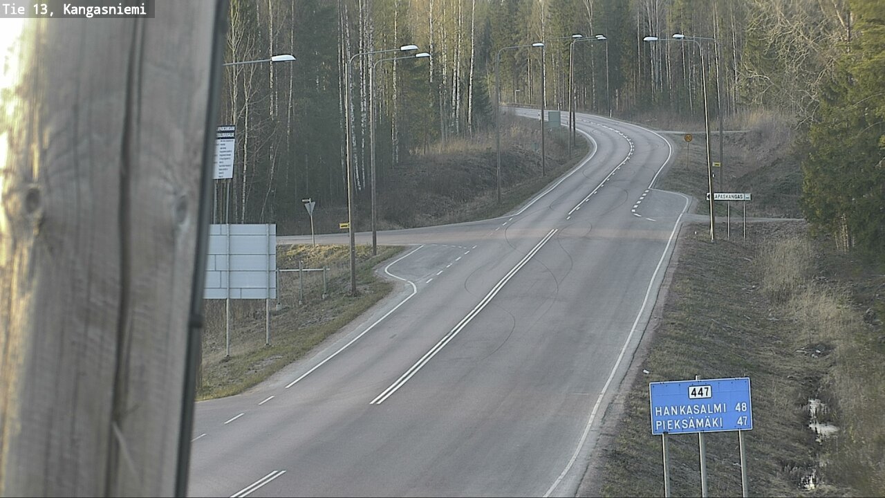 Weather Camera Image Väg 13 Kangasniemi, Kangasniemi, Etelä-Savo