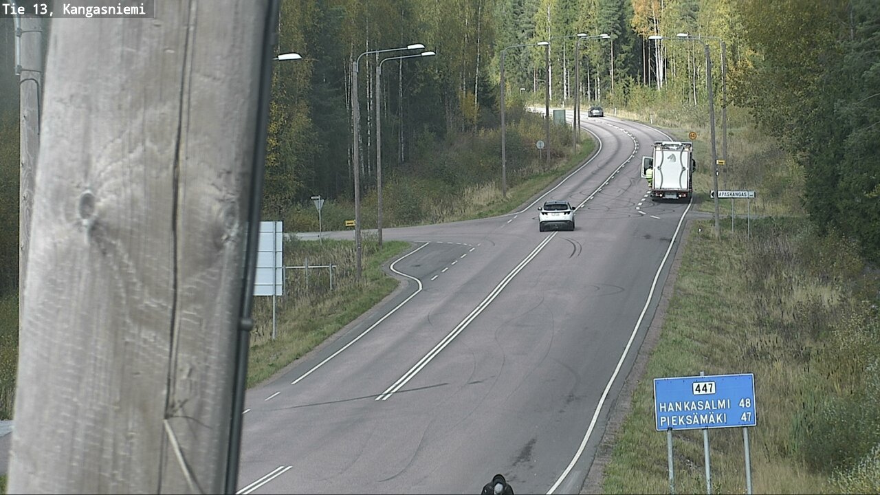 Weather Camera Image Road 13 Kangasniemi, Kangasniemi, Etelä-Savo