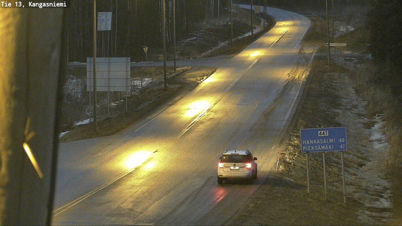Weather Camera Image Väg 13 Kangasniemi, Kangasniemi, Etelä-Savo