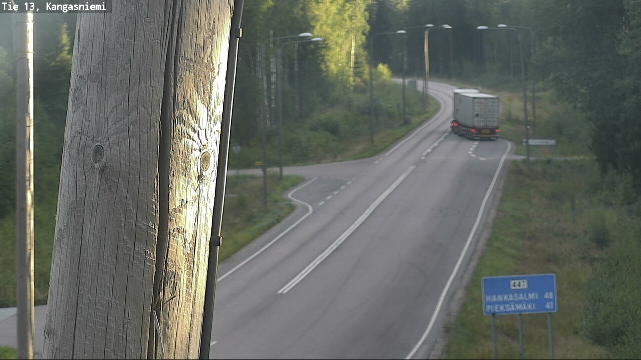 Weather Camera Image Väg 13 Kangasniemi, Kangasniemi, Etelä-Savo