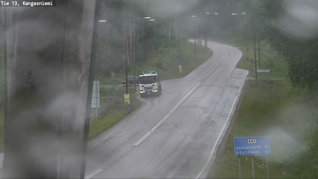 Weather Camera Image Väg 13 Kangasniemi, Kangasniemi, Etelä-Savo