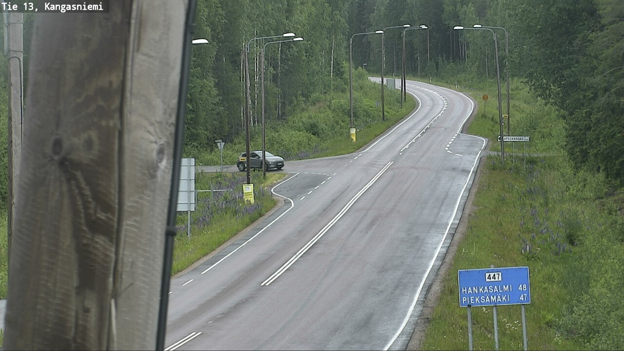 Weather Camera Image Väg 13 Kangasniemi, Kangasniemi, Etelä-Savo