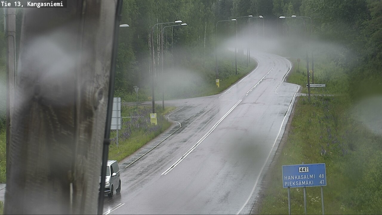 Weather Camera Image Väg 13 Kangasniemi, Kangasniemi, Etelä-Savo