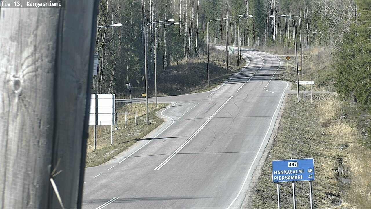 Weather Camera Image Väg 13 Kangasniemi, Kangasniemi, Etelä-Savo