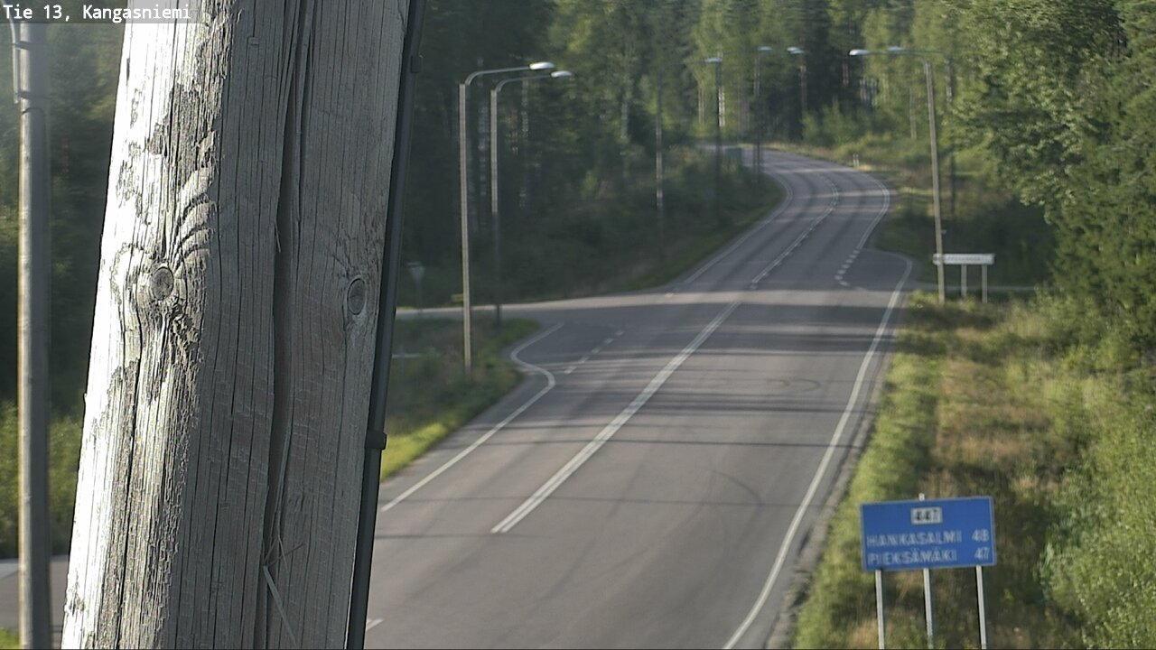 Weather Camera Image Väg 13 Kangasniemi, Kangasniemi, Etelä-Savo