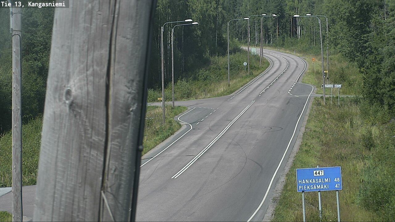 Weather Camera Image Väg 13 Kangasniemi, Kangasniemi, Etelä-Savo
