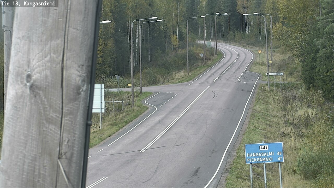 Weather Camera Image Road 13 Kangasniemi, Kangasniemi, Etelä-Savo