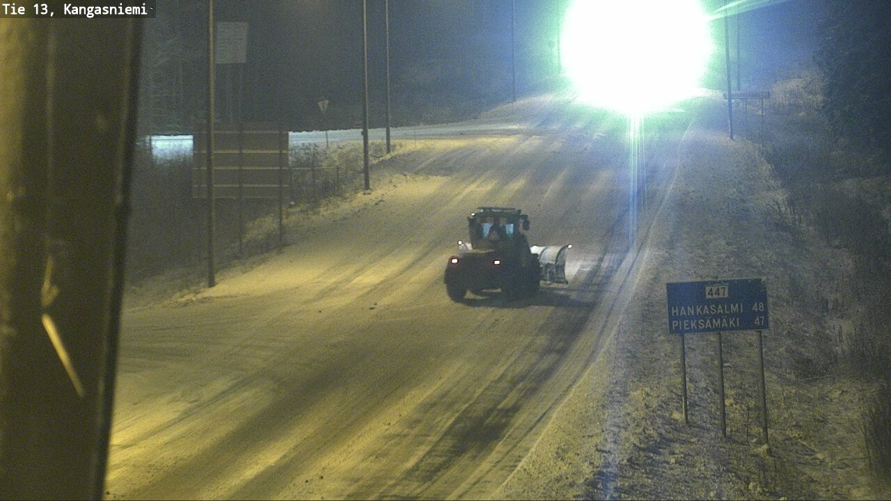 Weather Camera Image Väg 13 Kangasniemi, Kangasniemi, Etelä-Savo