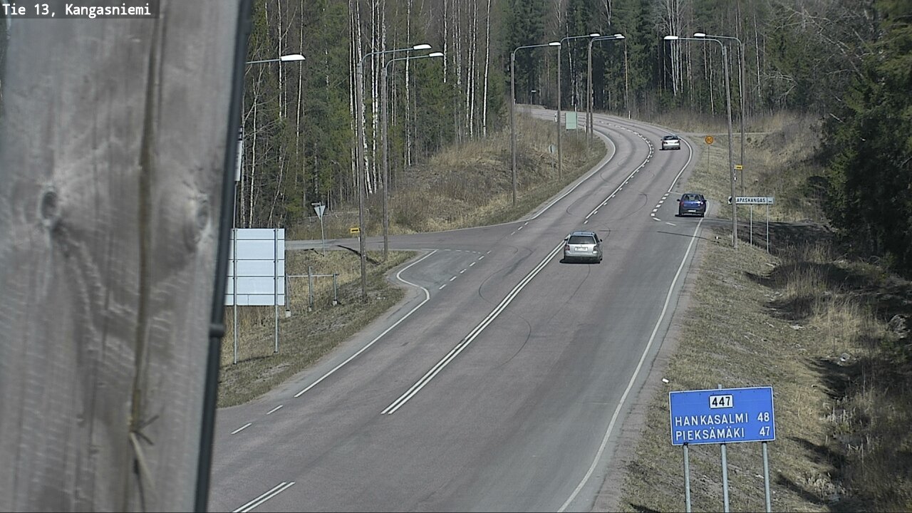 Weather Camera Image Väg 13 Kangasniemi, Kangasniemi, Etelä-Savo