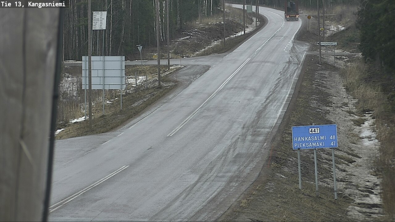 Weather Camera Image Väg 13 Kangasniemi, Kangasniemi, Etelä-Savo