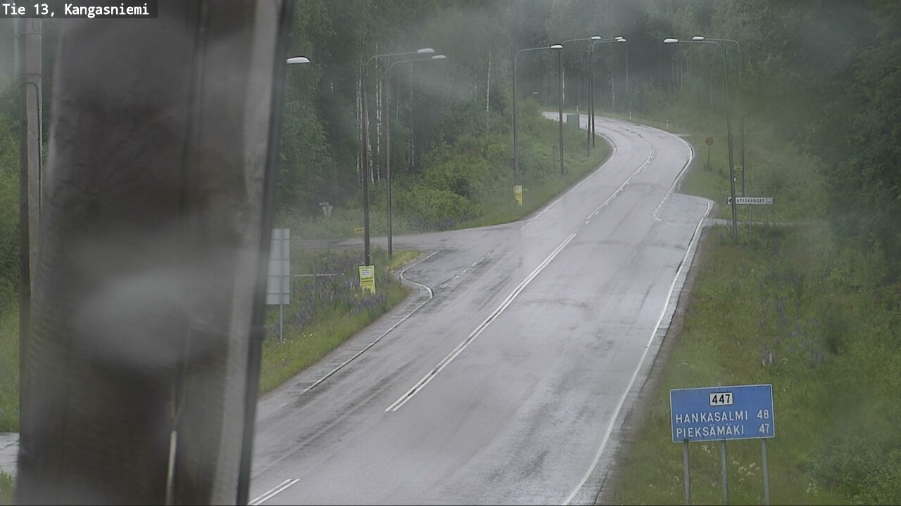 Weather Camera Image Väg 13 Kangasniemi, Kangasniemi, Etelä-Savo