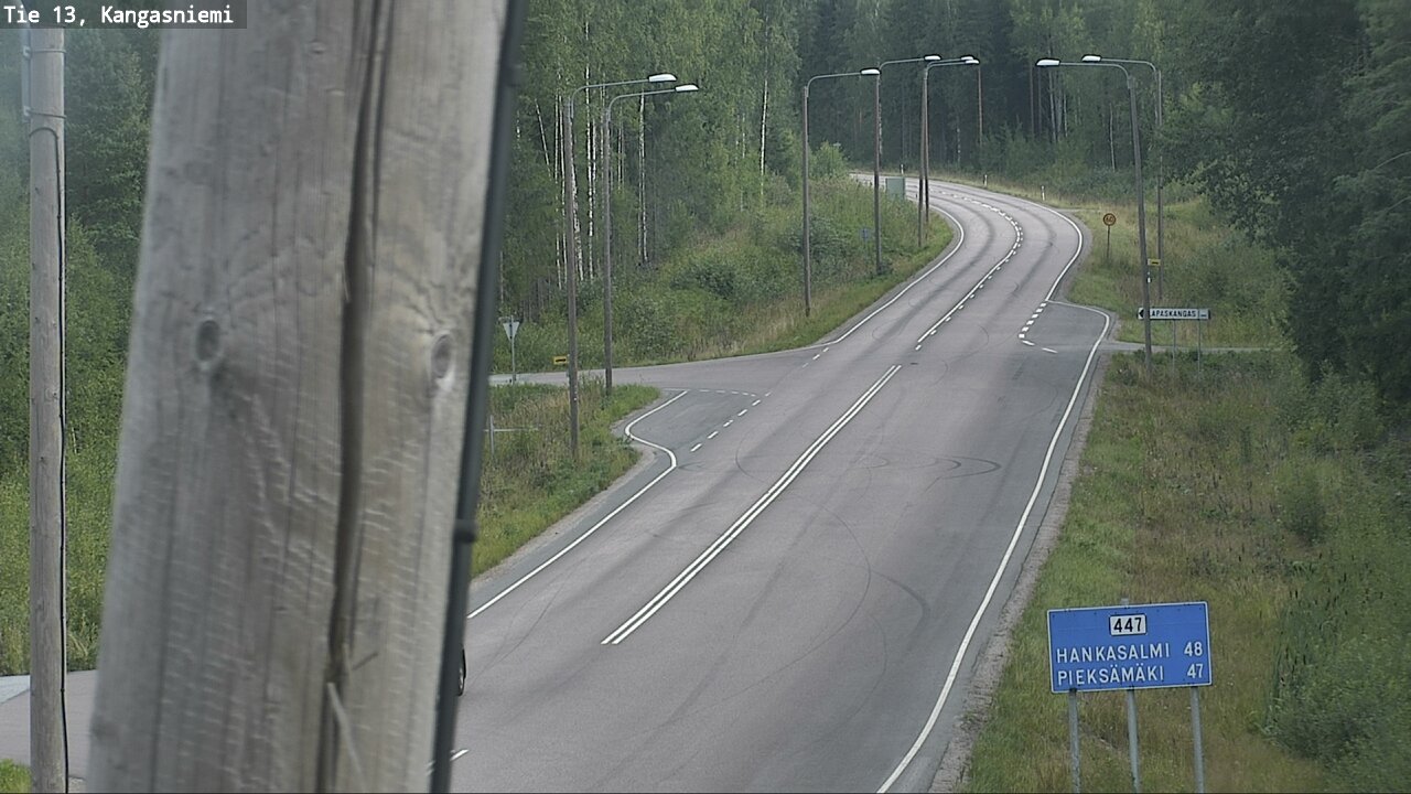 Weather Camera Image Väg 13 Kangasniemi, Kangasniemi, Etelä-Savo