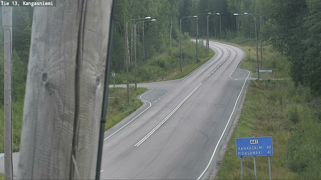Weather Camera Image Väg 13 Kangasniemi, Kangasniemi, Etelä-Savo