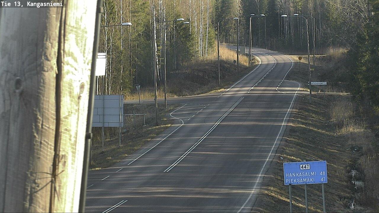 Weather Camera Image Väg 13 Kangasniemi, Kangasniemi, Etelä-Savo