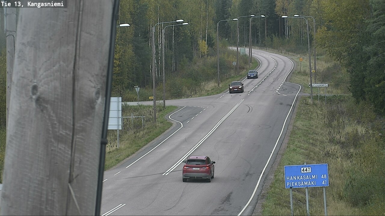 Weather Camera Image Road 13 Kangasniemi, Kangasniemi, Etelä-Savo