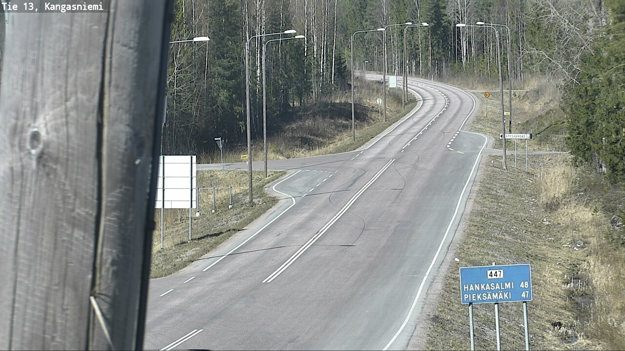 Weather Camera Image Väg 13 Kangasniemi, Kangasniemi, Etelä-Savo