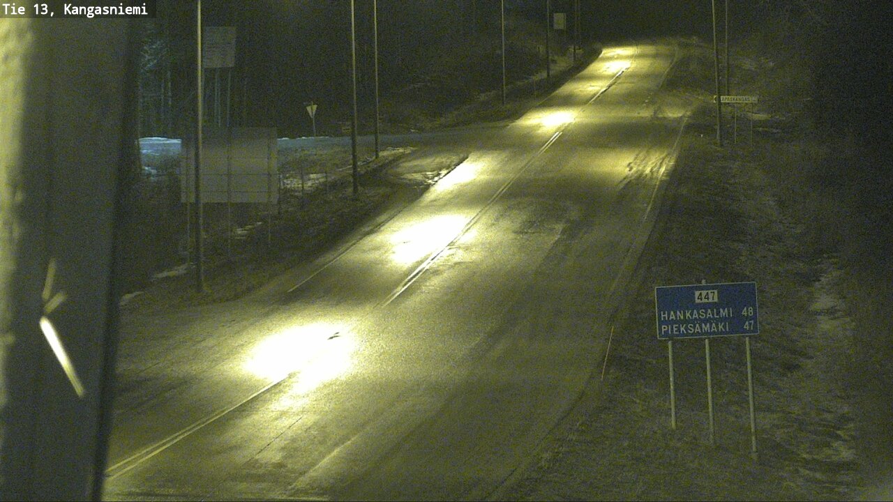 Weather Camera Image Väg 13 Kangasniemi, Kangasniemi, Etelä-Savo