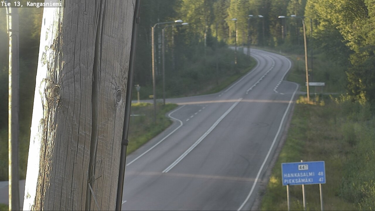 Weather Camera Image Väg 13 Kangasniemi, Kangasniemi, Etelä-Savo