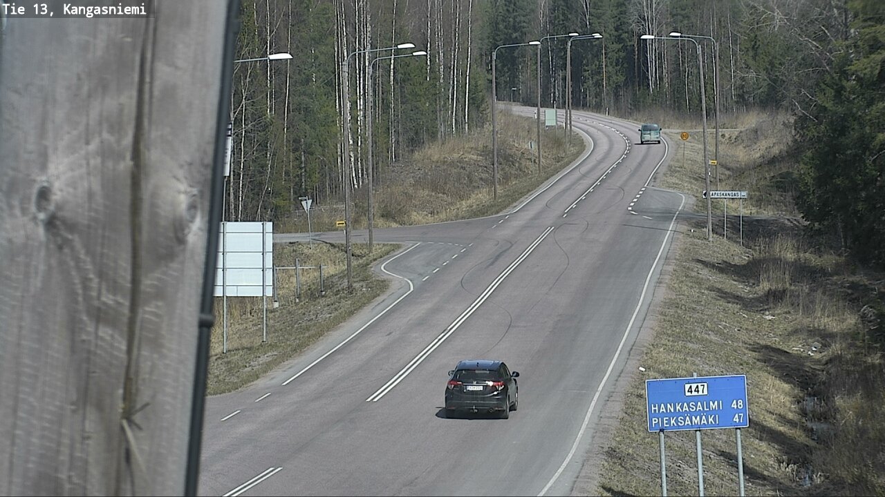 Weather Camera Image Väg 13 Kangasniemi, Kangasniemi, Etelä-Savo