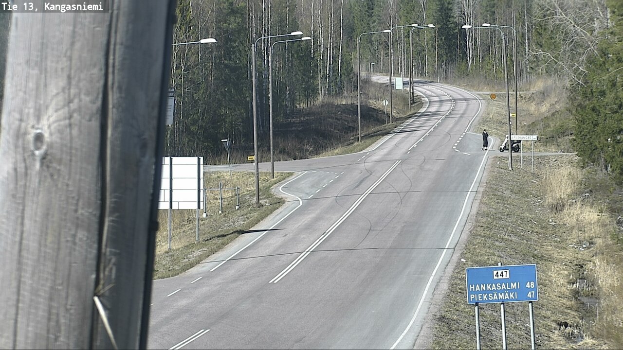 Weather Camera Image Väg 13 Kangasniemi, Kangasniemi, Etelä-Savo