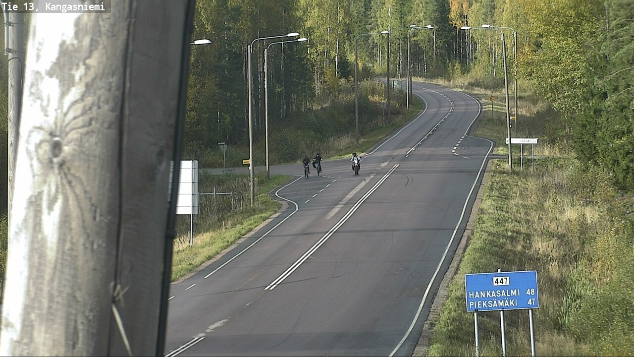 Weather Camera Image Road 13 Kangasniemi, Kangasniemi, Etelä-Savo