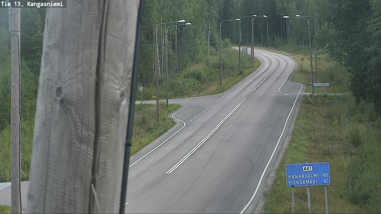 Weather Camera Image Väg 13 Kangasniemi, Kangasniemi, Etelä-Savo