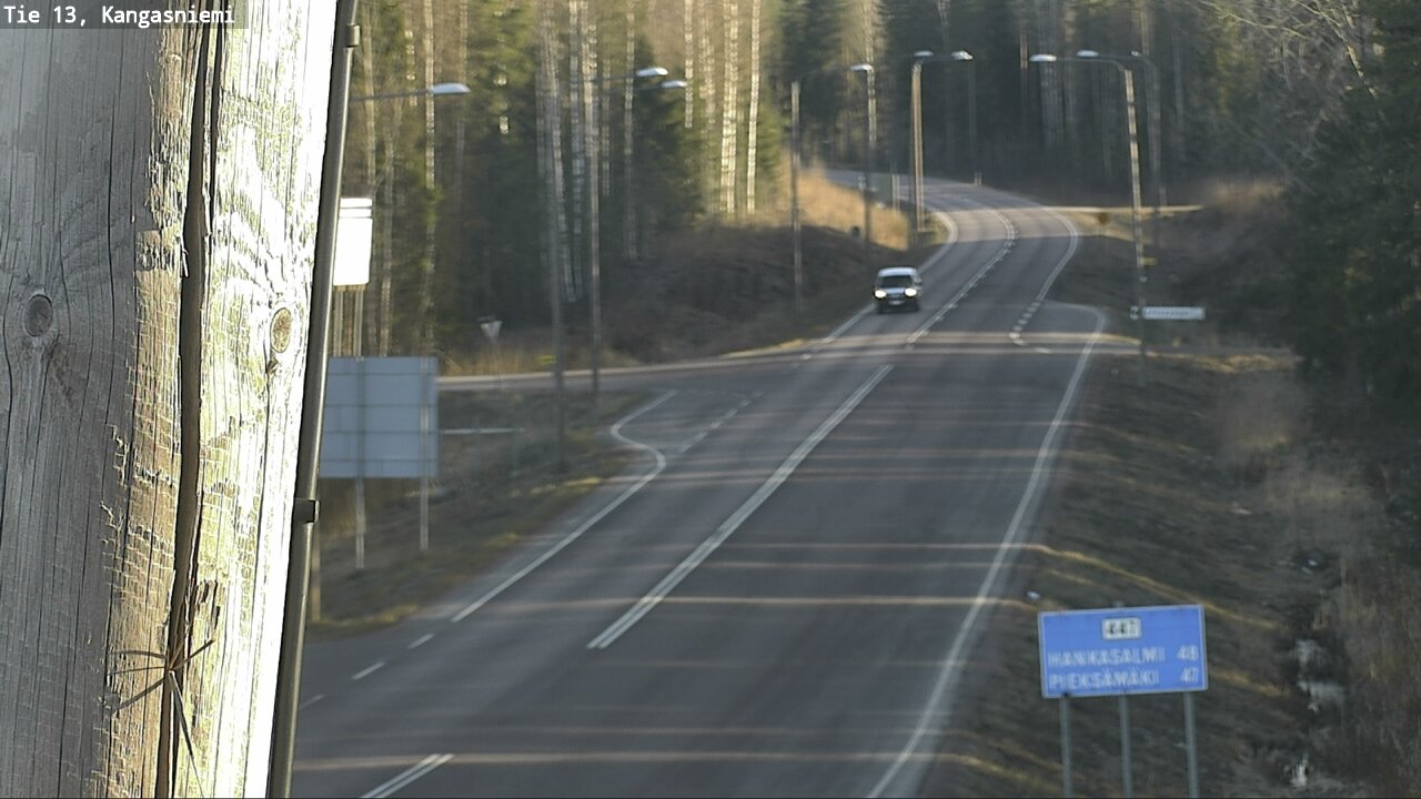 Weather Camera Image Väg 13 Kangasniemi, Kangasniemi, Etelä-Savo