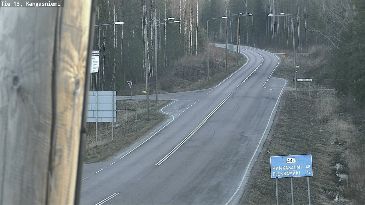 Weather Camera Image Väg 13 Kangasniemi, Kangasniemi, Etelä-Savo