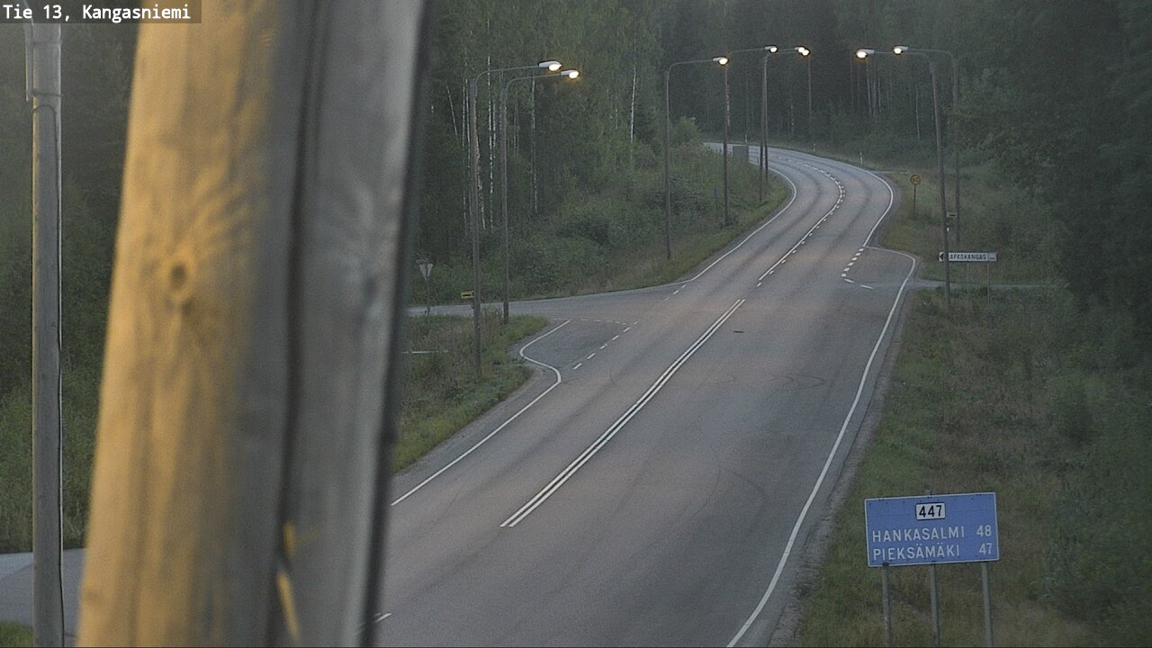 Weather Camera Image Väg 13 Kangasniemi, Kangasniemi, Etelä-Savo