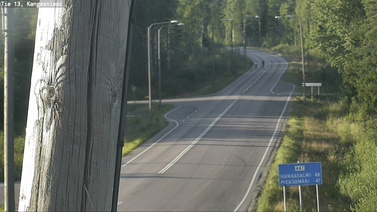 Weather Camera Image Väg 13 Kangasniemi, Kangasniemi, Etelä-Savo