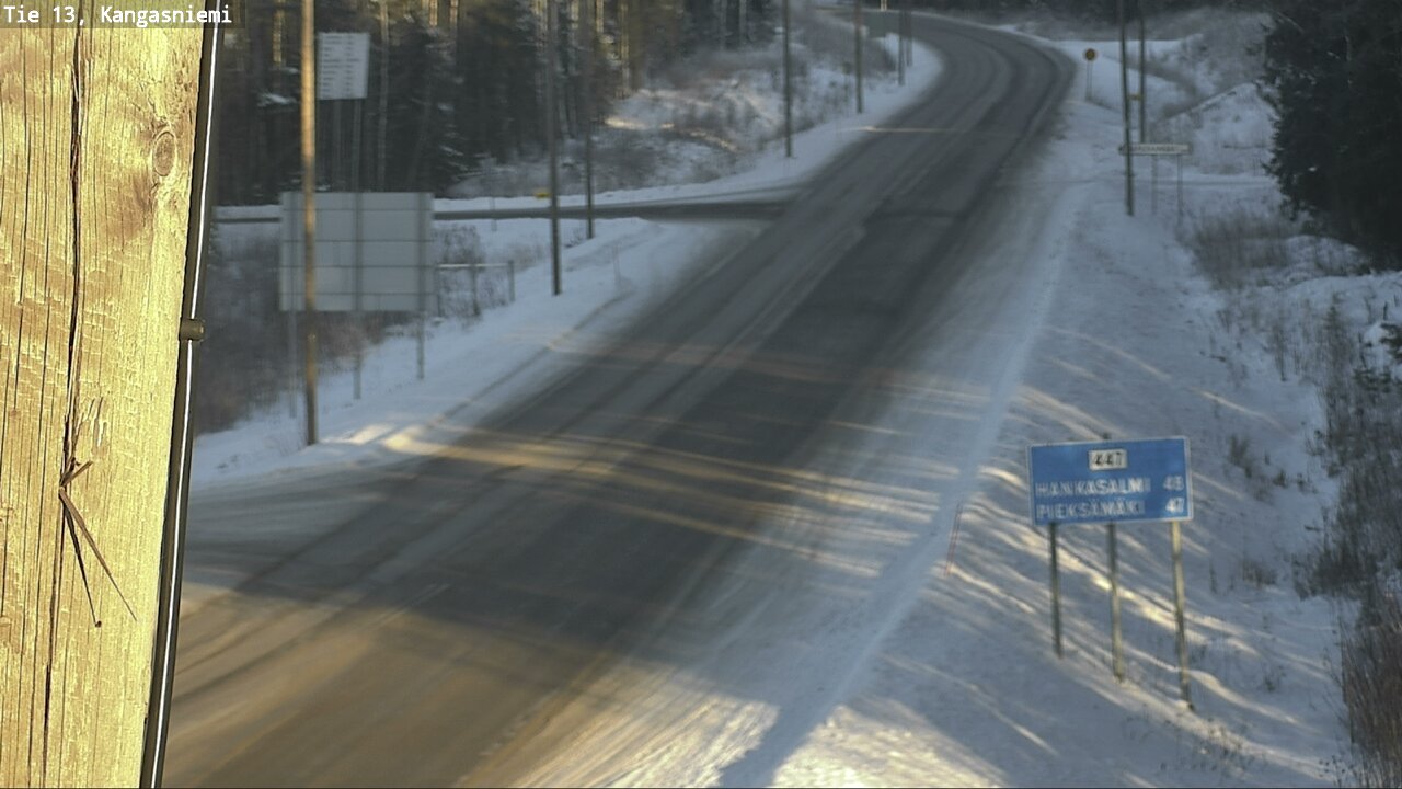 Weather Camera Image Road 13 Kangasniemi, Kangasniemi, Etelä-Savo