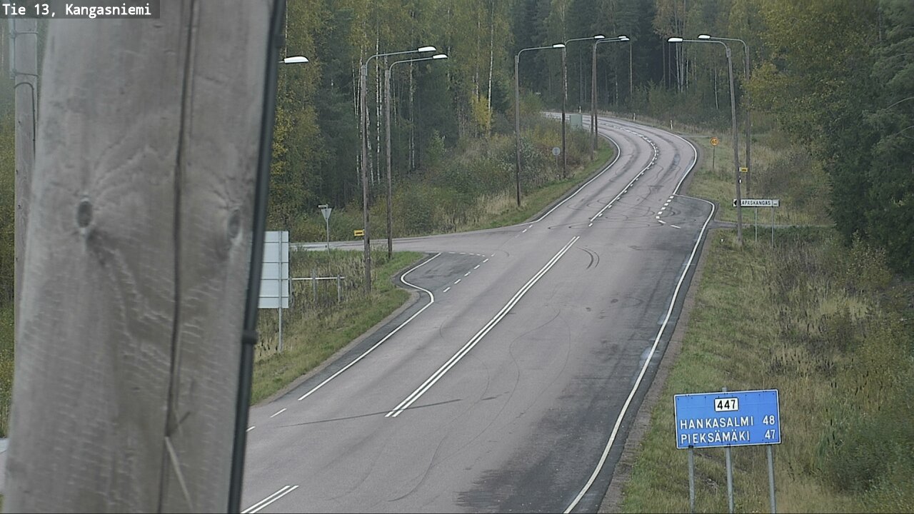 Weather Camera Image Road 13 Kangasniemi, Kangasniemi, Etelä-Savo