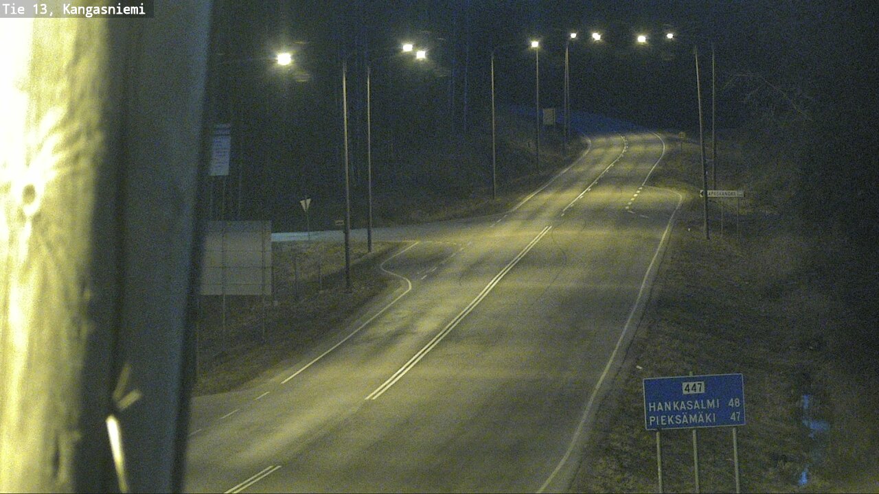 Weather Camera Image Väg 13 Kangasniemi, Kangasniemi, Etelä-Savo