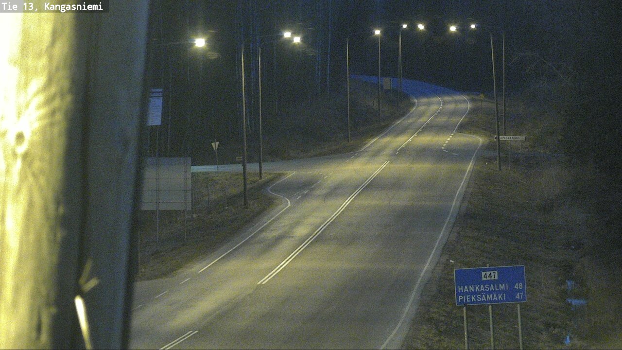 Weather Camera Image Road 13 Kangasniemi, Kangasniemi, Etelä-Savo