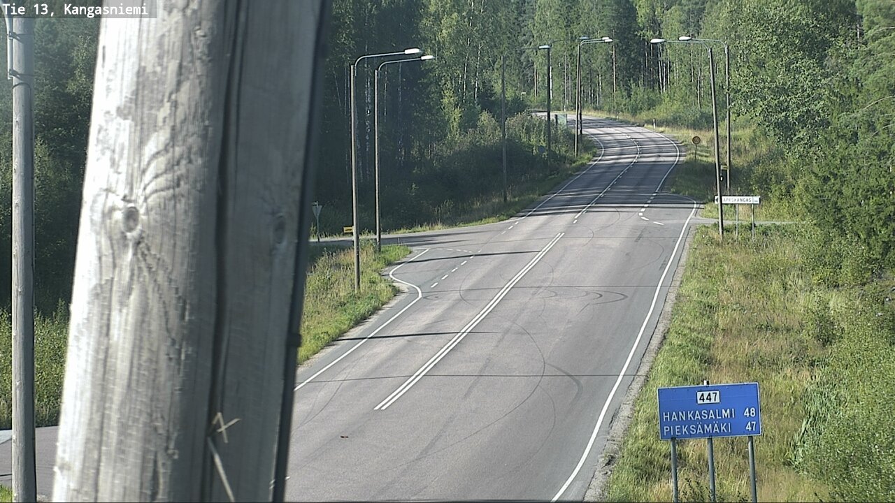 Weather Camera Image Väg 13 Kangasniemi, Kangasniemi, Etelä-Savo