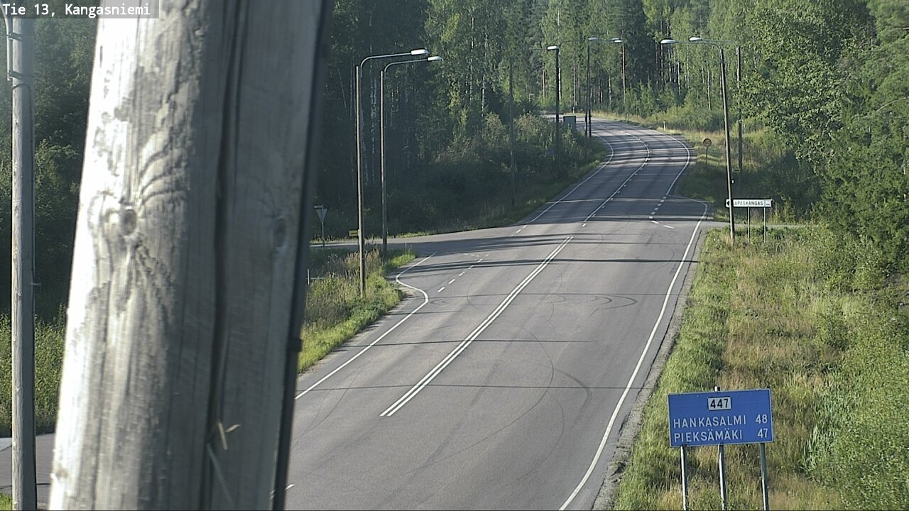 Weather Camera Image Väg 13 Kangasniemi, Kangasniemi, Etelä-Savo