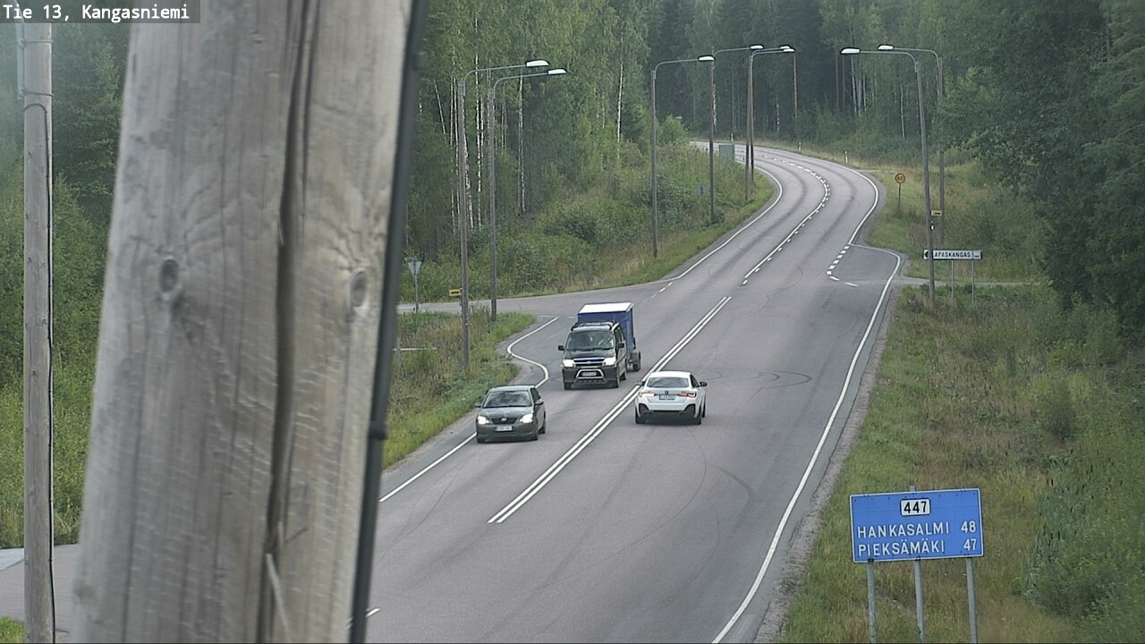 Weather Camera Image Väg 13 Kangasniemi, Kangasniemi, Etelä-Savo
