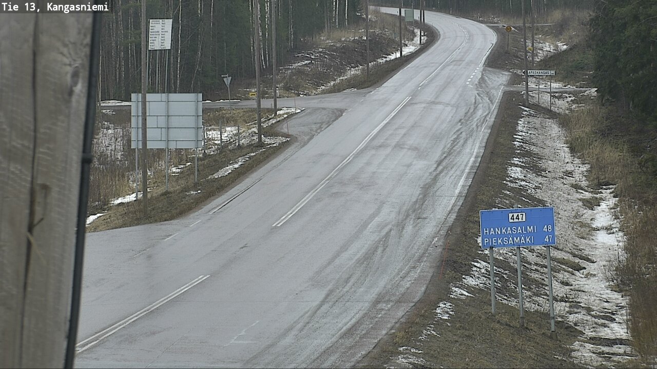Weather Camera Image Väg 13 Kangasniemi, Kangasniemi, Etelä-Savo
