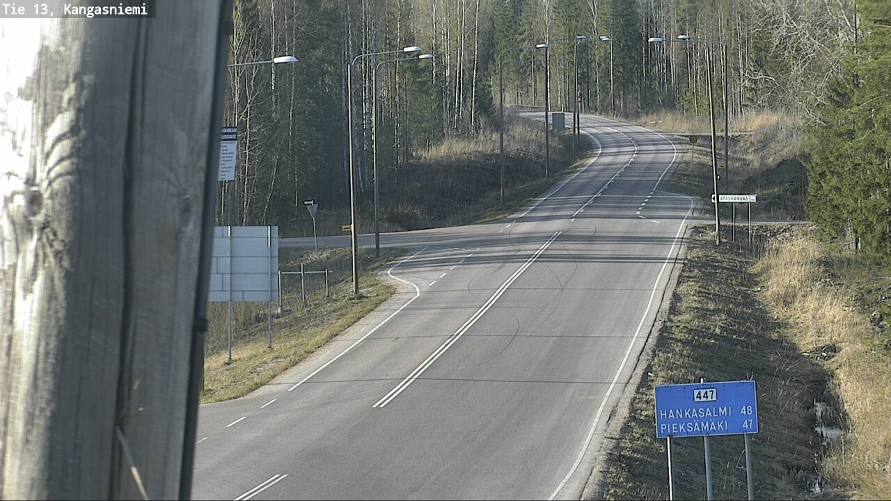 Weather Camera Image Väg 13 Kangasniemi, Kangasniemi, Etelä-Savo