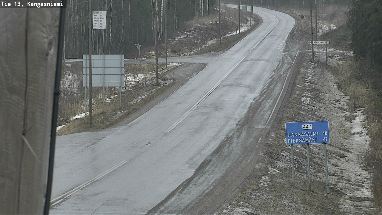 Weather Camera Image Väg 13 Kangasniemi, Kangasniemi, Etelä-Savo