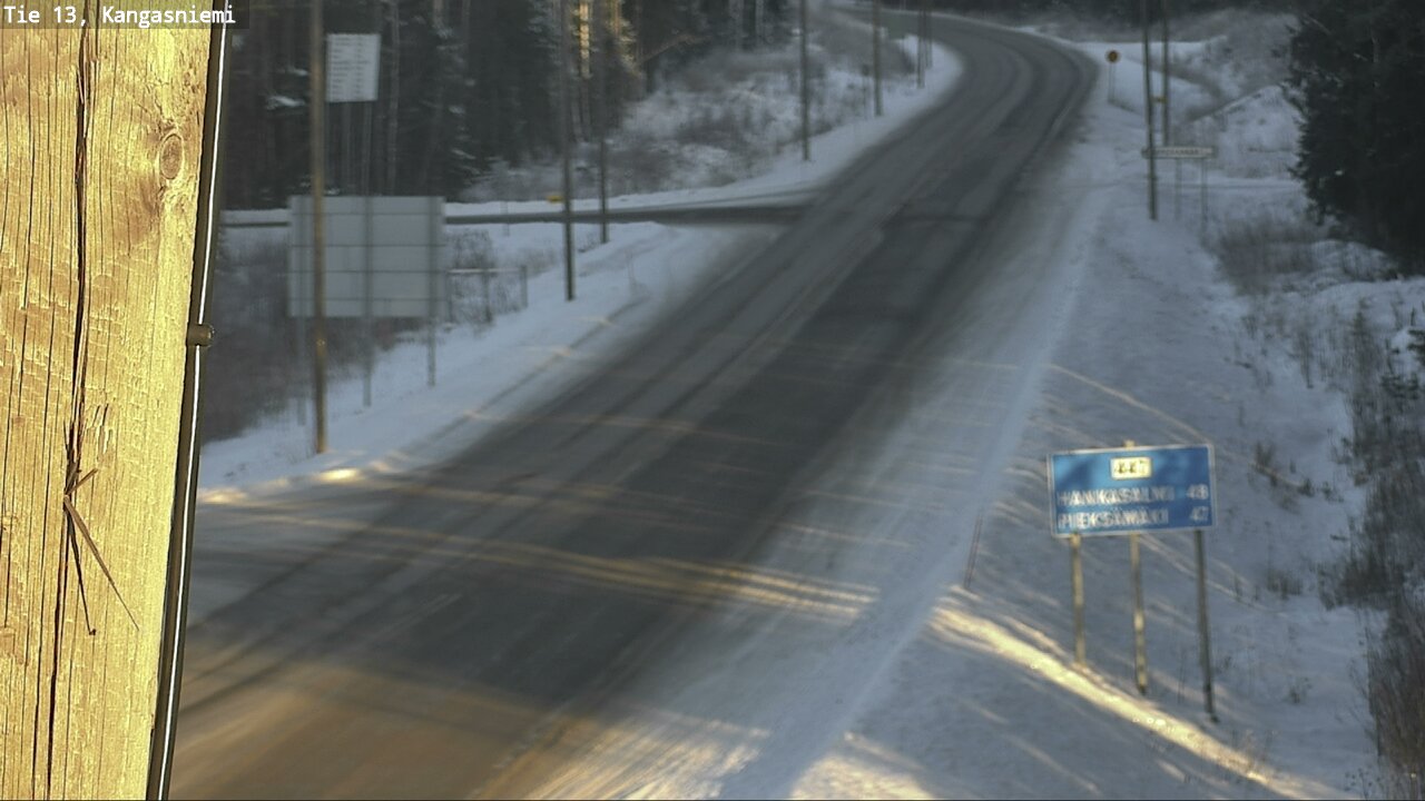 Weather Camera Image Road 13 Kangasniemi, Kangasniemi, Etelä-Savo