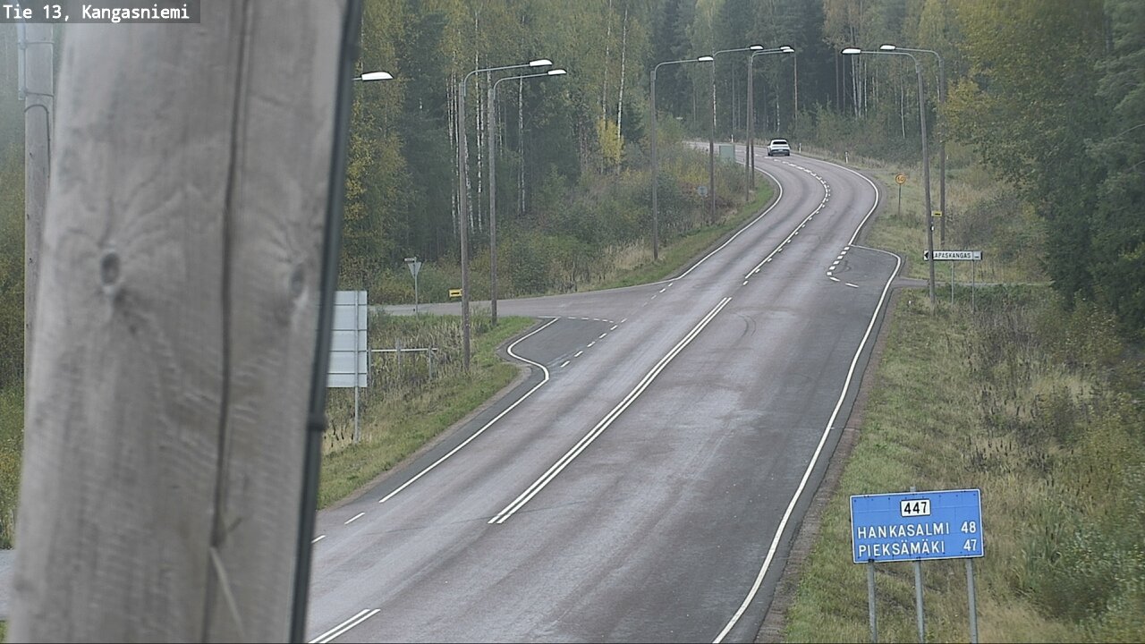 Weather Camera Image Road 13 Kangasniemi, Kangasniemi, Etelä-Savo