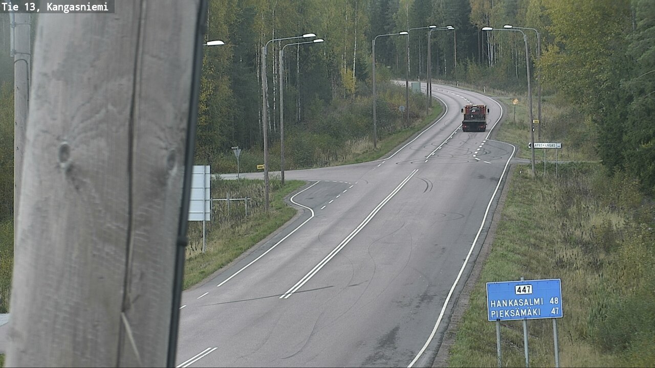 Weather Camera Image Road 13 Kangasniemi, Kangasniemi, Etelä-Savo