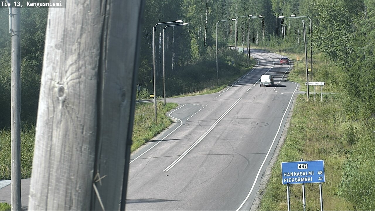 Weather Camera Image Väg 13 Kangasniemi, Kangasniemi, Etelä-Savo