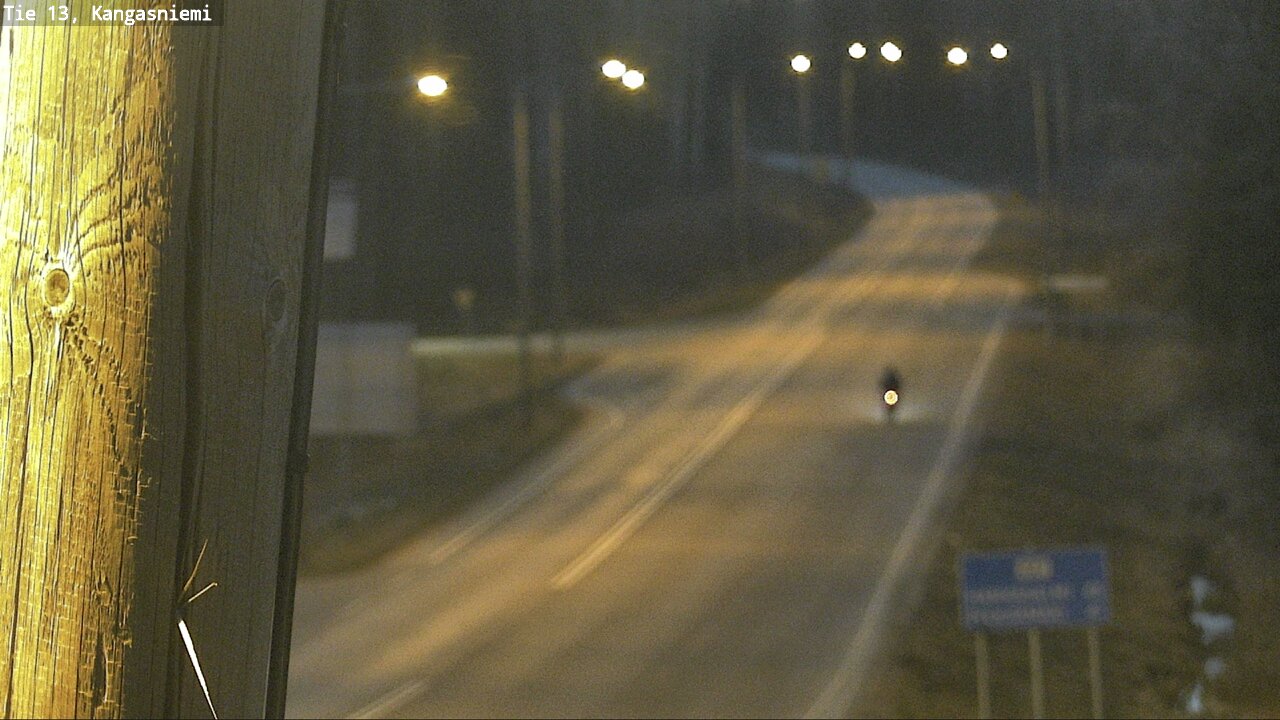 Weather Camera Image Väg 13 Kangasniemi, Kangasniemi, Etelä-Savo