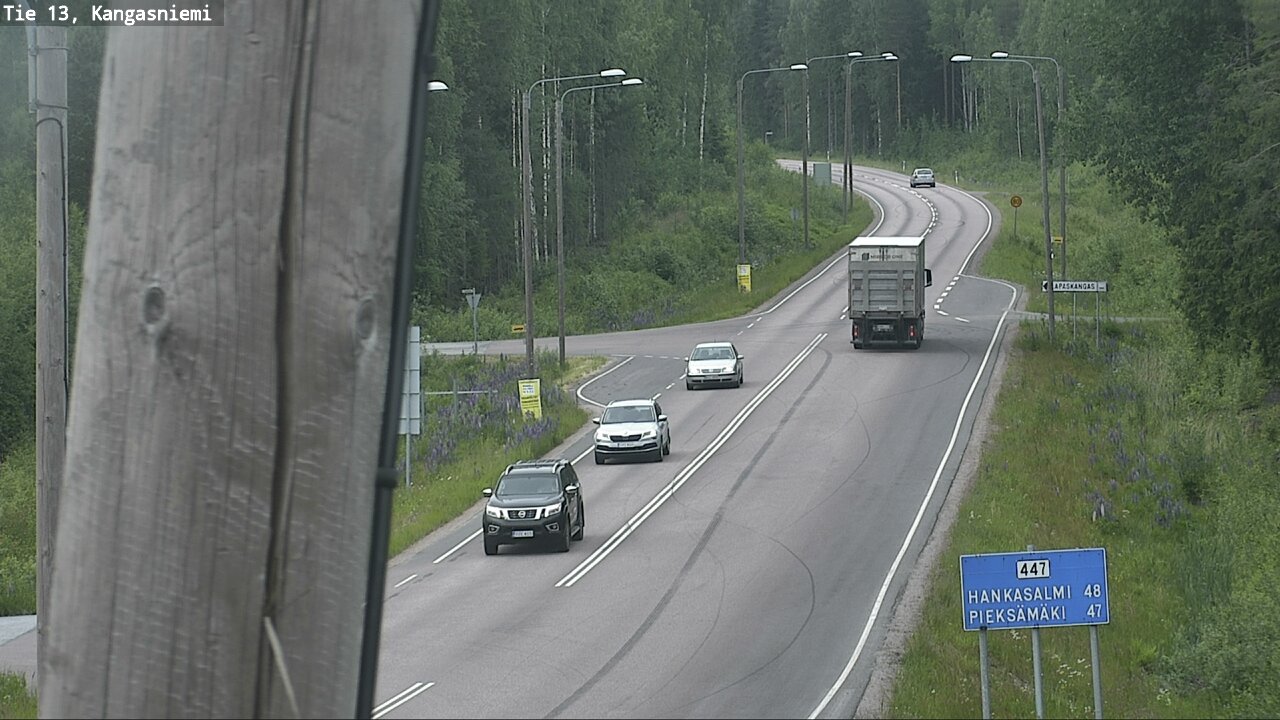 Kelikamerat Kuva Tie 13 Kangasniemi, Kangasniemi, Etelä-Savo